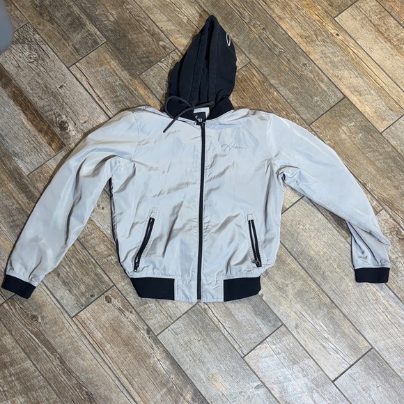 Hollister Other - Hollister Gray and Black Hooded Jacket